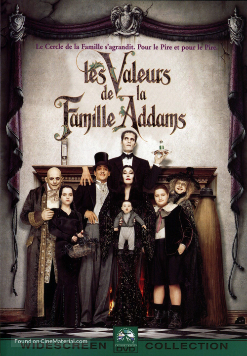 Addams Family Values - French DVD movie cover