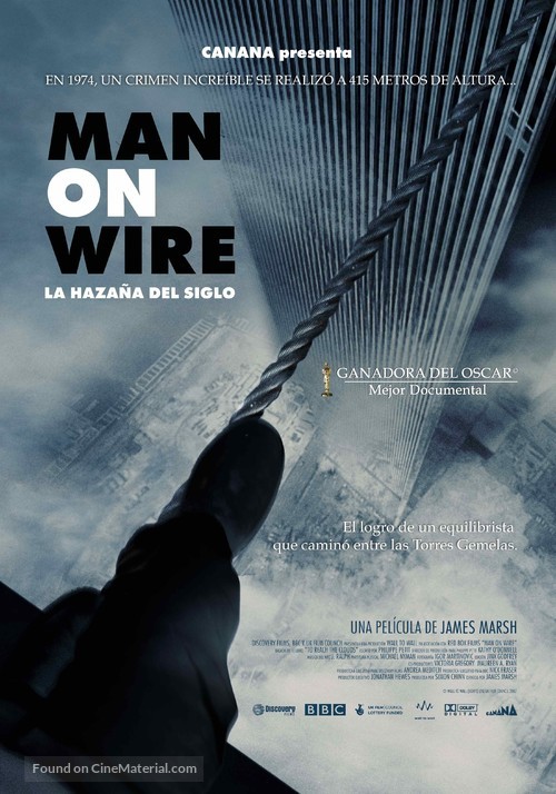 Man on Wire - Mexican Movie Poster