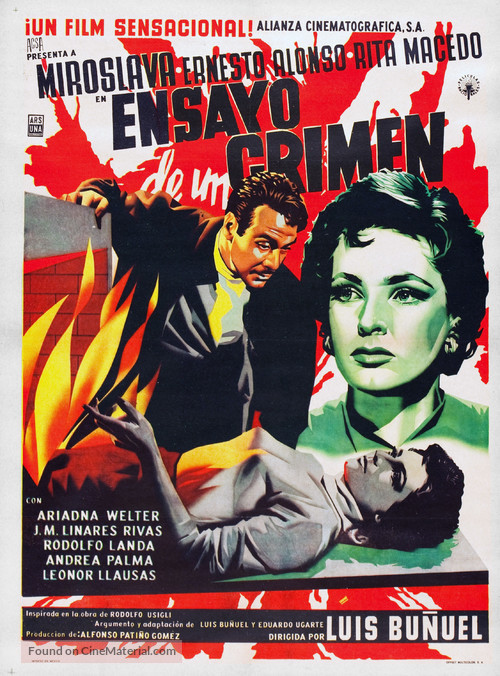 Ensayo de un crimen - Mexican Movie Poster