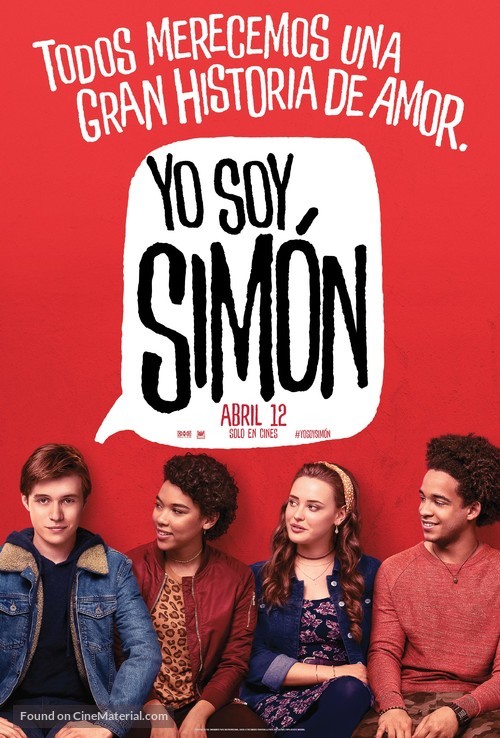 Love, Simon - Colombian Movie Poster
