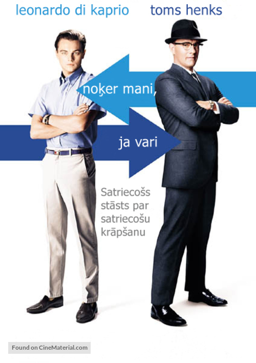 Catch Me If You Can - Latvian DVD movie cover
