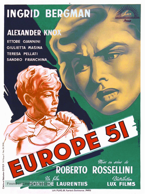 Europa &#039;51 - French Movie Poster