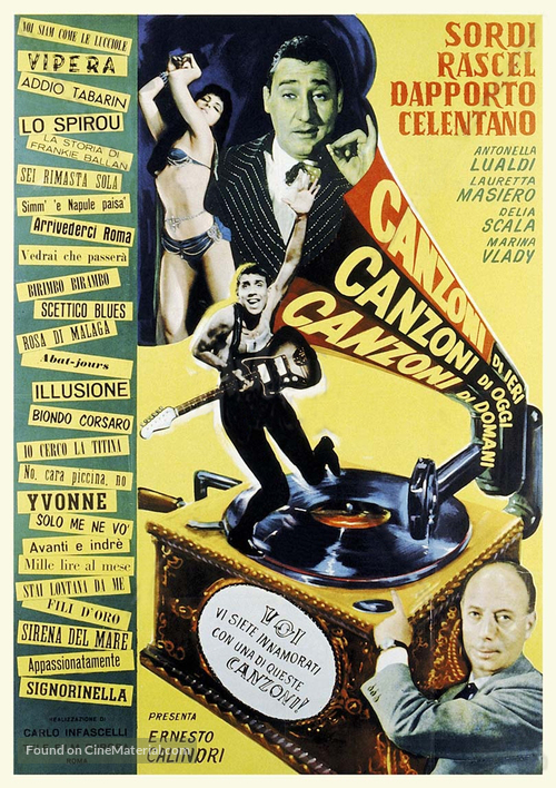 Canzoni di ieri, canzoni di oggi, canzoni di domani - Italian Movie Poster