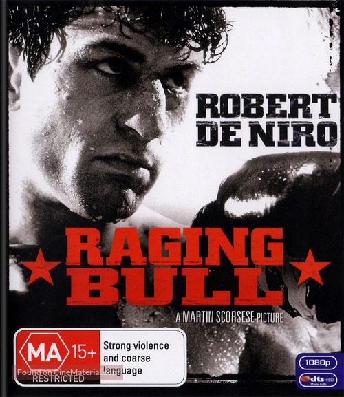 Raging Bull - Australian Blu-Ray movie cover