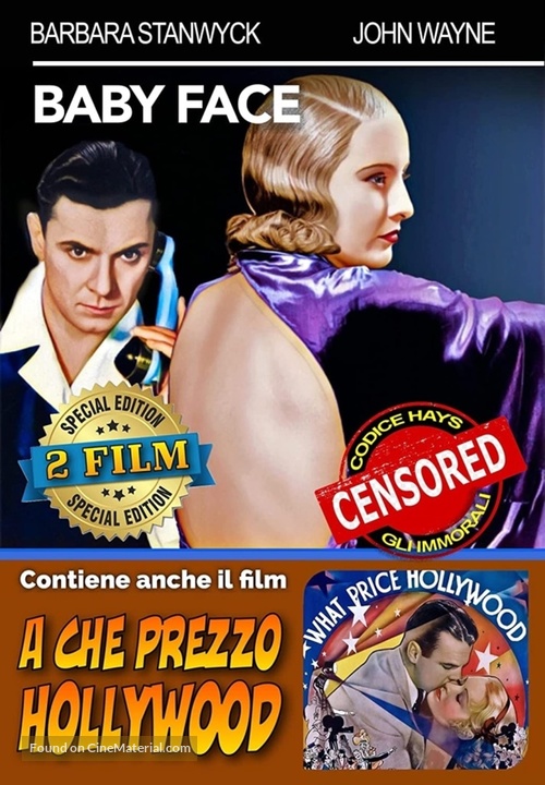 Baby Face - Italian DVD movie cover