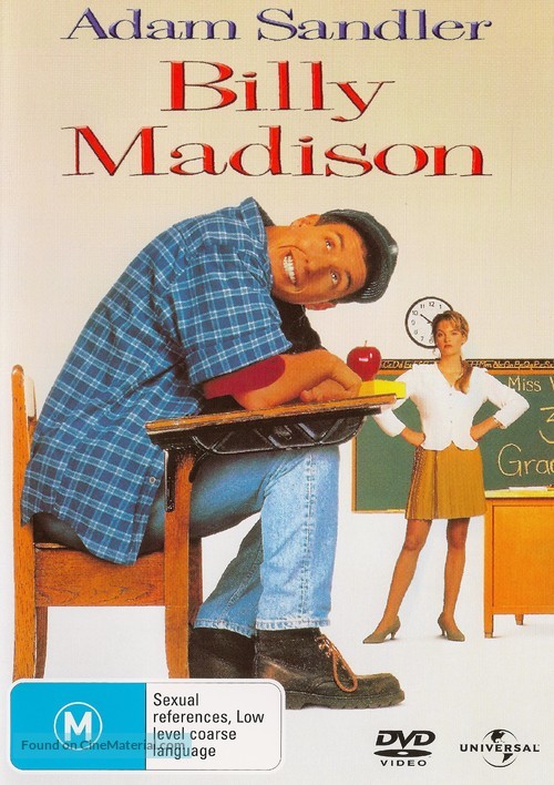 Billy Madison - Australian Movie Cover