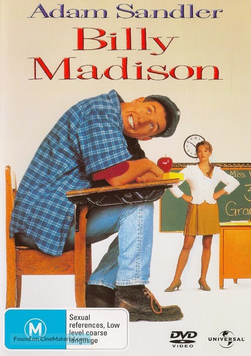 Billy Madison - Australian Movie Cover