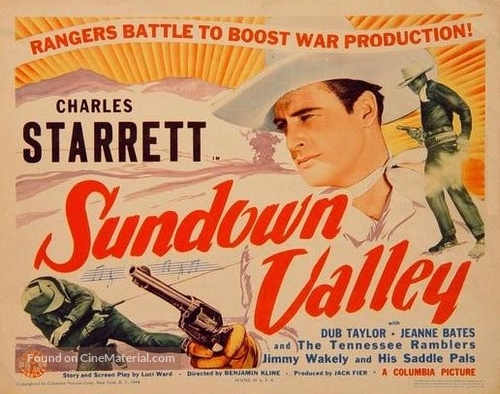 Sundown Valley - Movie Poster