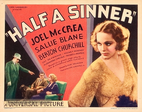 Half a Sinner - Movie Poster