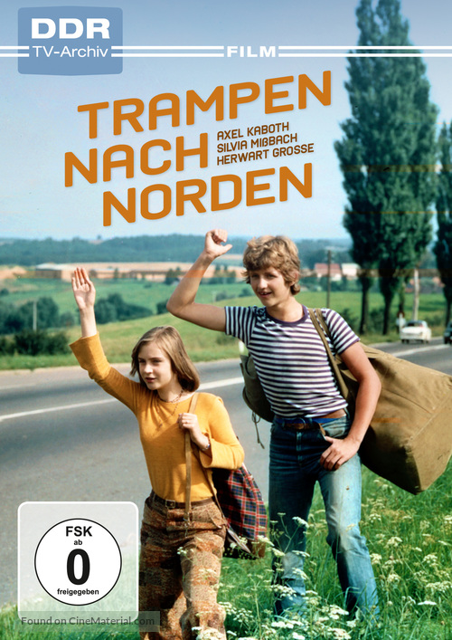 Trampen nach Norden - German DVD movie cover