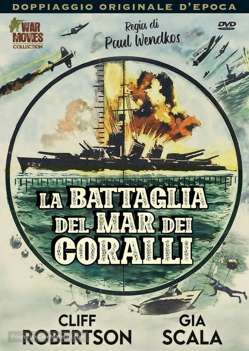 Battle of the Coral Sea - Italian DVD movie cover