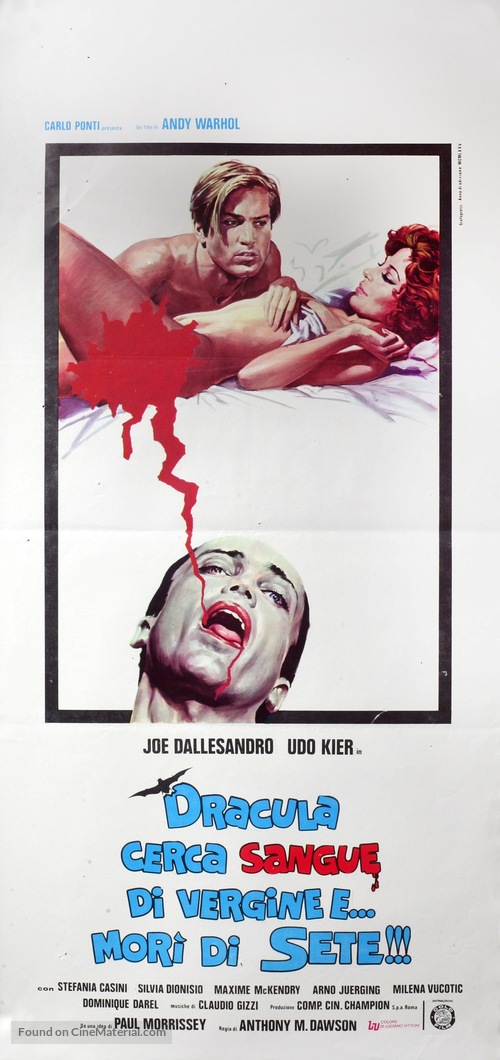 Blood for Dracula - Italian Movie Poster