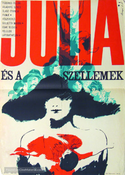 Giulietta degli spiriti - Hungarian Movie Poster
