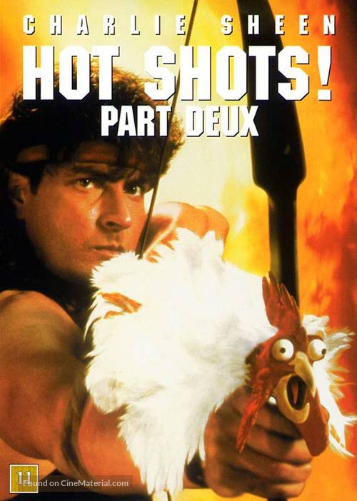 Hot Shots! Part Deux - Danish DVD movie cover