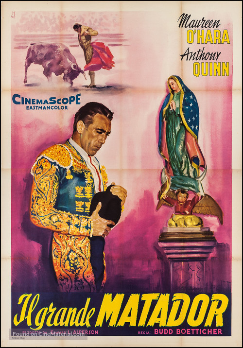 The Magnificent Matador - Italian Movie Poster