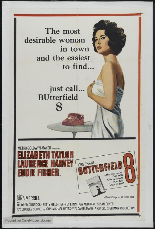 Butterfield 8 - Movie Poster