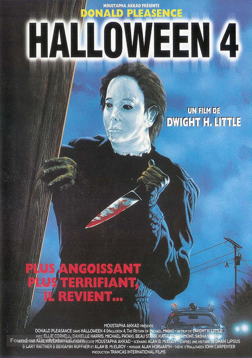 Halloween 4: The Return of Michael Myers - French DVD movie cover
