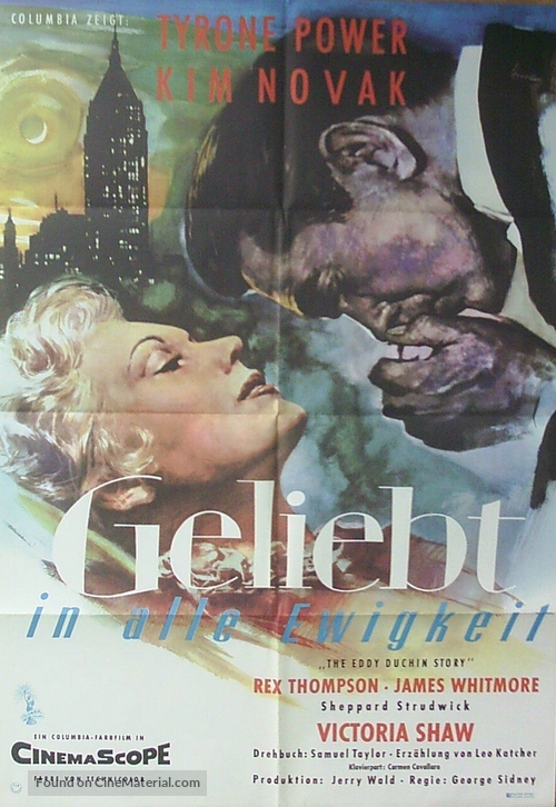 The Eddy Duchin Story - German Movie Poster