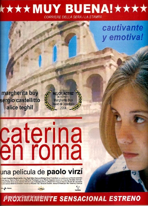 Caterina va in citt&agrave; - Argentinian poster