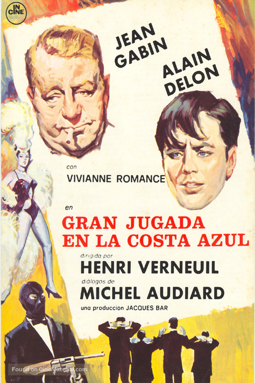 M&eacute;lodie en sous-sol - Spanish Movie Poster