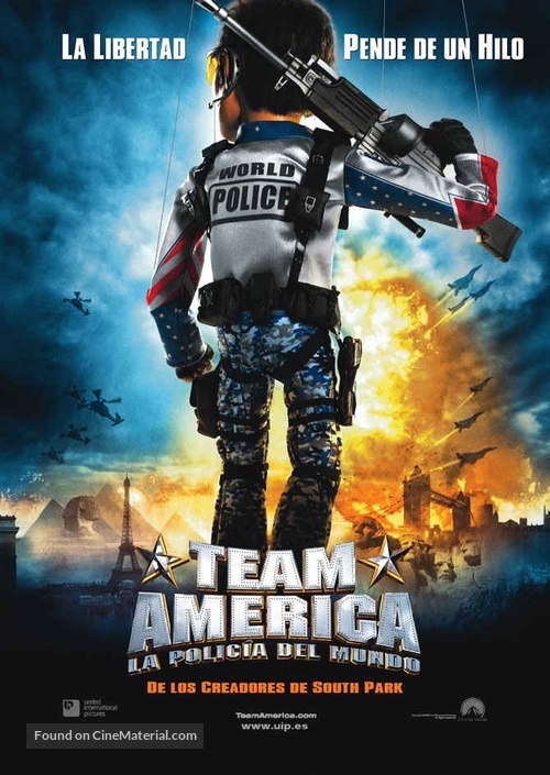 Team America: World Police - Spanish Movie Poster