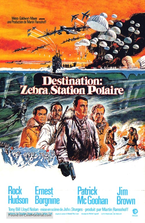 Ice Station Zebra - French Movie Poster