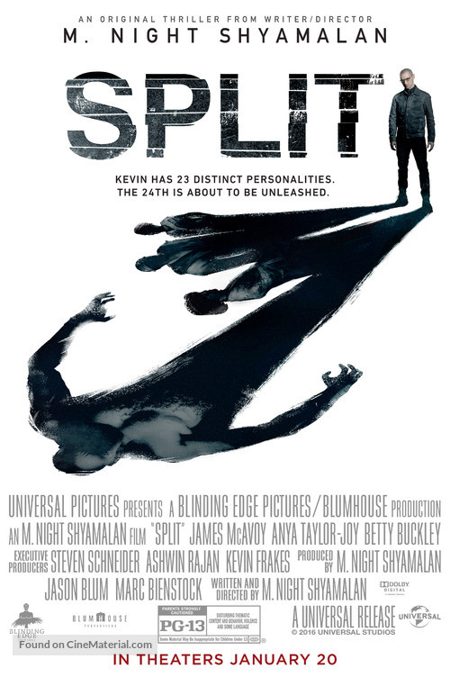 Split - Theatrical movie poster