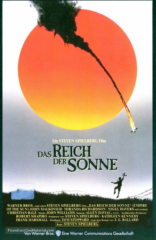 Empire Of The Sun - German VHS movie cover