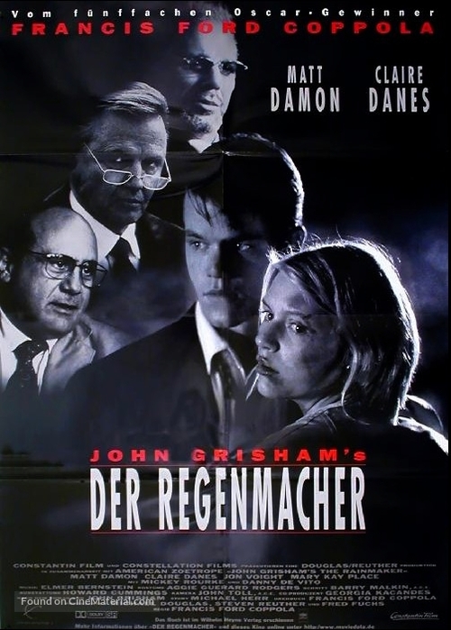 The Rainmaker - German Movie Poster