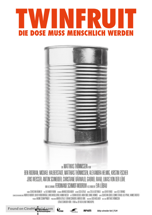 Twinfruit - Die Dose muss menschlich werden - German Movie Poster