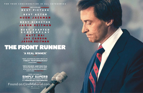 The Front Runner - Movie Poster