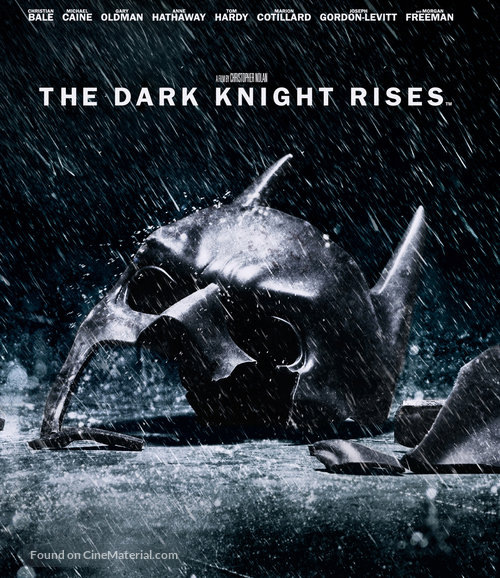 The Dark Knight Rises - Blu-Ray movie cover