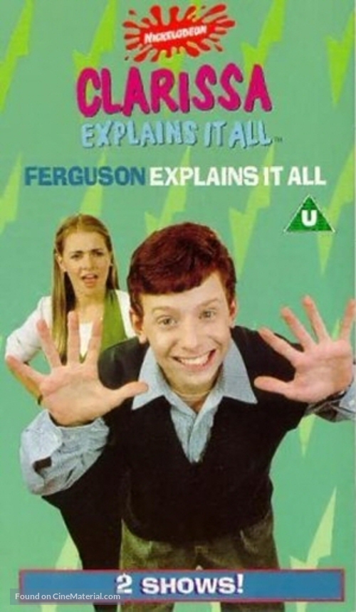 &quot;Clarissa Explains It All&quot; - British VHS movie cover