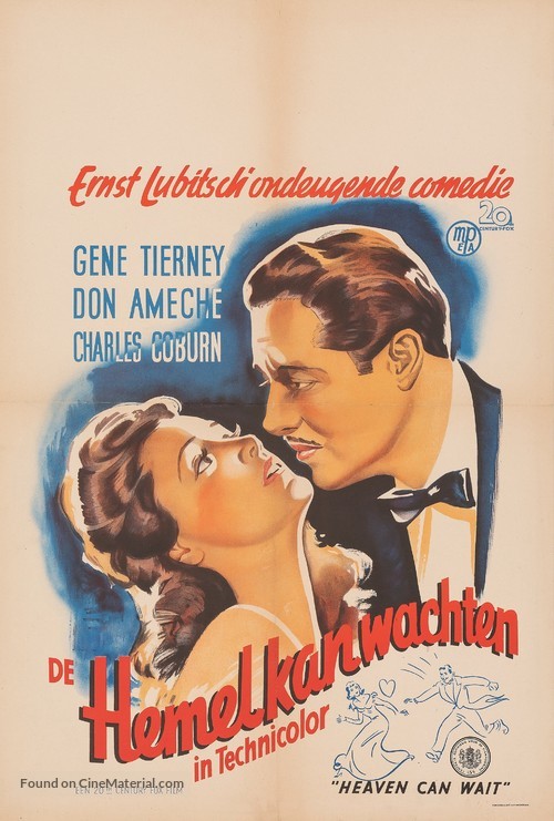 Heaven Can Wait - Dutch Movie Poster