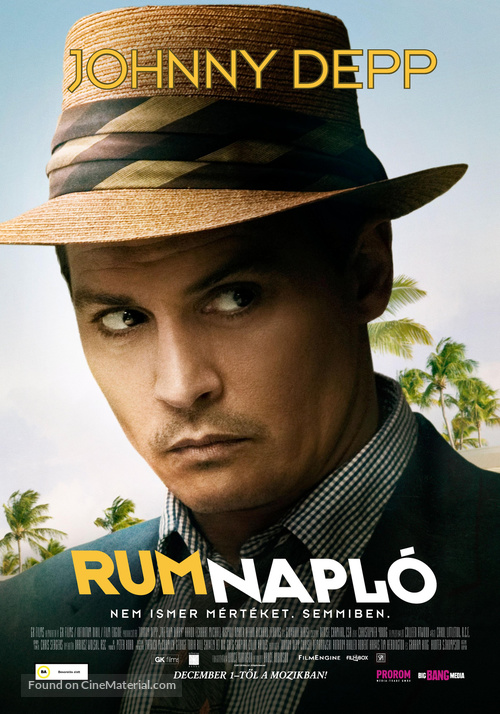 The Rum Diary - Hungarian Movie Poster