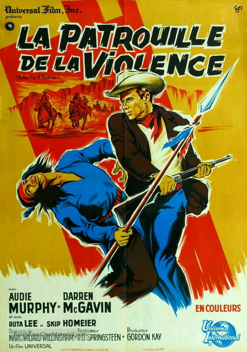 Bullet for a Badman - French Movie Poster