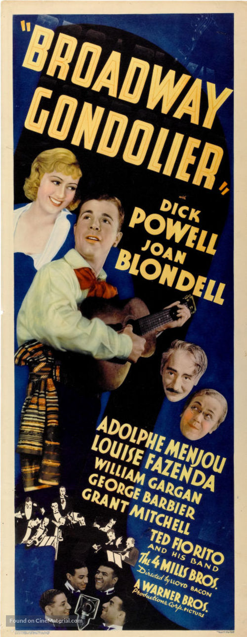 Broadway Gondolier - Movie Poster