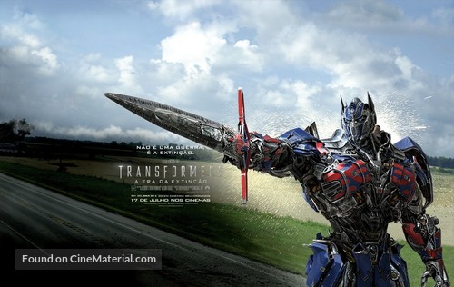 Transformers: Age of Extinction - Brazilian Movie Poster