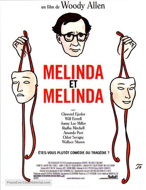 Melinda And Melinda - French Movie Poster