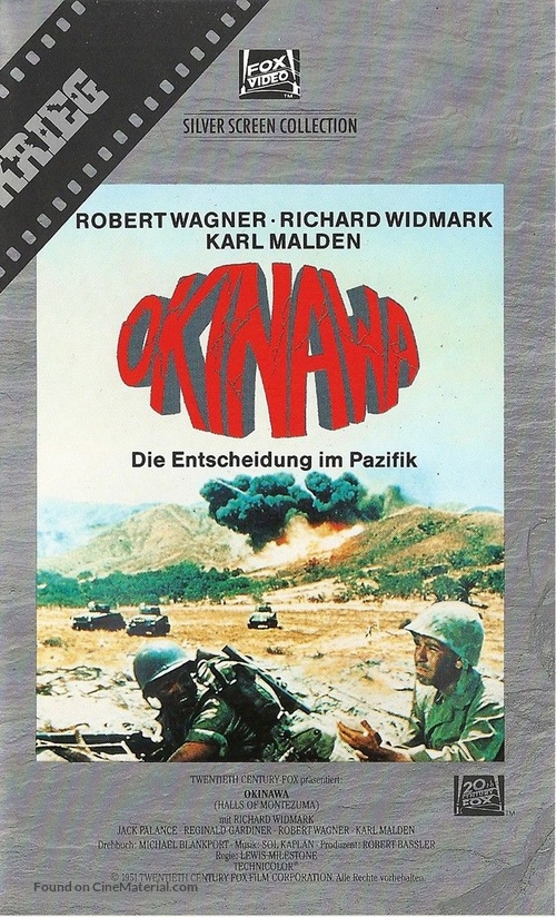 Halls of Montezuma - German VHS movie cover