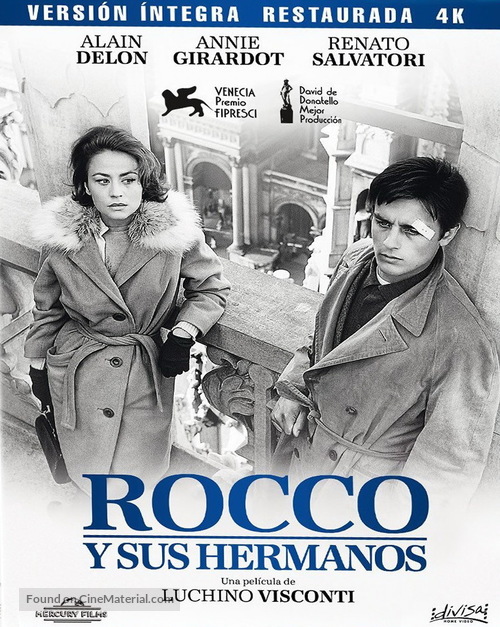 Rocco e i suoi fratelli - Spanish Movie Cover