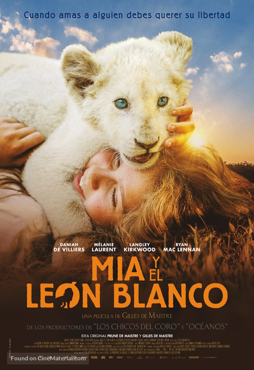 Mia et le lion blanc - Spanish Movie Poster