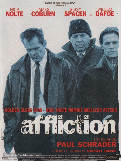 Affliction - French Movie Poster