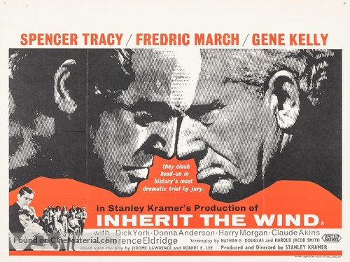 Inherit the Wind - British Movie Poster