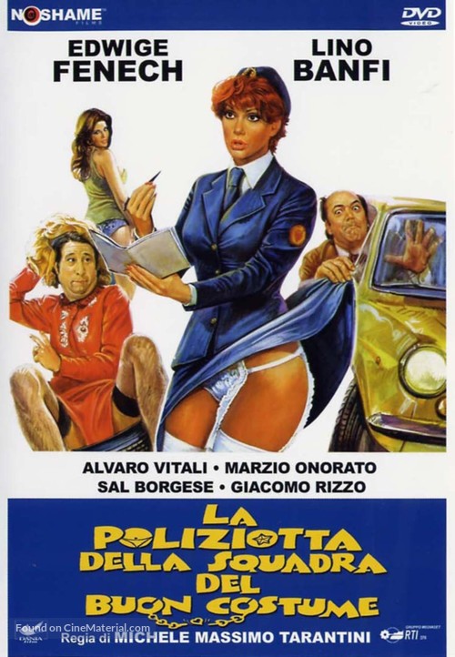 La poliziotta della squadra del buon costume - Italian DVD movie cover