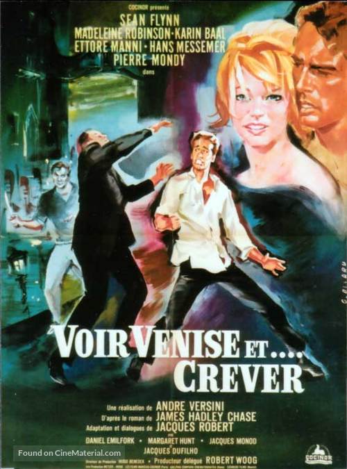 Agent sp&eacute;cial &agrave; Venise - French Movie Poster