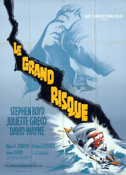 The Big Gamble - French Movie Poster