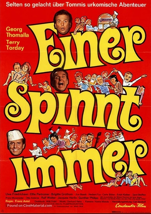 Einer spinnt immer - German Movie Poster