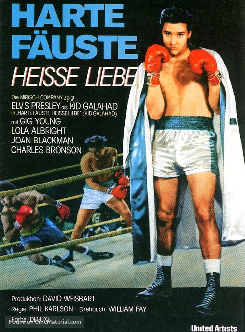 Kid Galahad - German Movie Poster