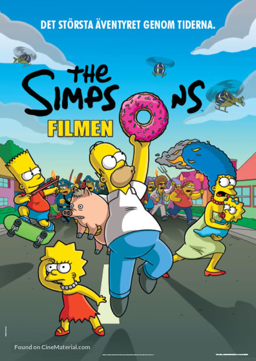 The Simpsons Movie - Swedish Movie Poster